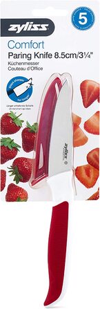 Набір ножів Zyliss E920247 Comfort 5-ти предметний з бруском, японська сталь, кольоровий, для кухні, гарантія 5 років