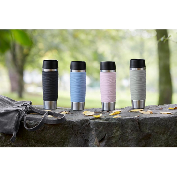 Термокружка EMSA Wave Design N2011900 (0,5 л, 6 год тепло/12 год холод, не протікає)