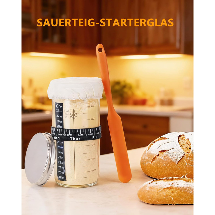 Набір для закваски з ротангу: корзини, скребок, ніж, тканина - повний комплект для початківців та професіоналів