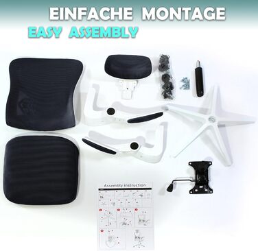 Офісне крісло Sesto Senso чорного кольору, ергономічне з підтримкою попереку та відкидними підлокітниками, крісло для керівника, регульована підголовник, чорний