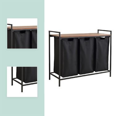 Організатор для білизни Relaxdays з 3 відділеннями та полицею