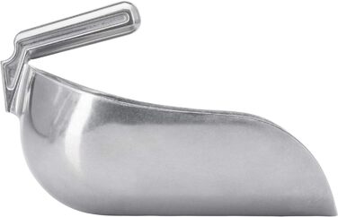 Лопата для годування/пакування/зважування/наповнення Westmark, з внутрішньою ручкою, об'єм наповнення 2600 мл (приблизно 2000 г борошна), алюміній, магазин, срібло, 90312291
