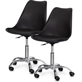 Комплект (2шт) крісло Evo-Kids Capri Black (арт. H-231 B/B -Х2)