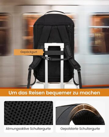 Спортивна сумка LOVEVOOK для чоловіків з відділенням для взуття, 65L, 52x45x28 см, Duffel Bag, для подорожей, Gym Bag, ручна поклажа, чорна