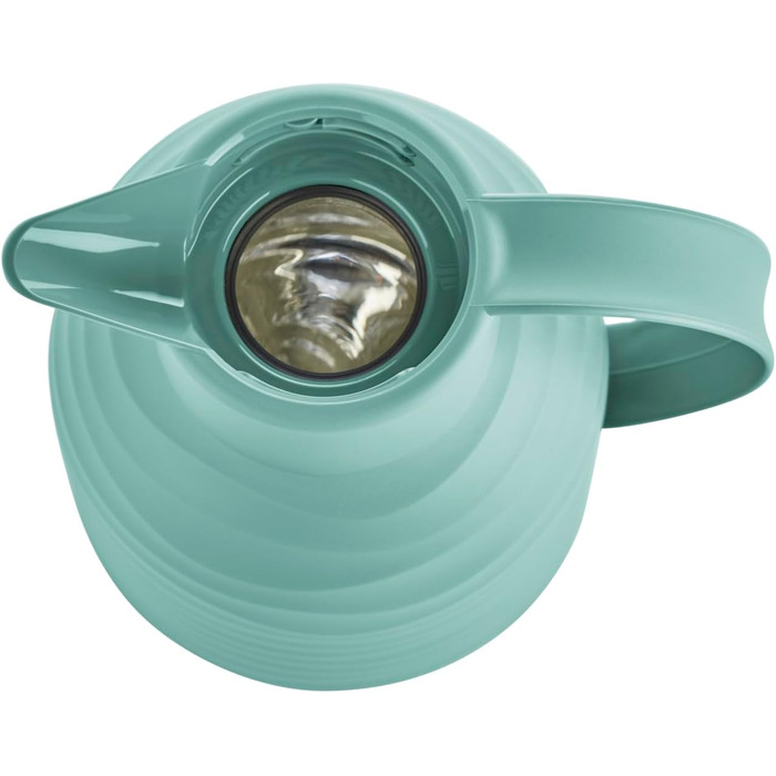 Термос Emsa Samba Wave Isolierkanne, 1 літр, Quick Press, скло, зелений, Made in Germany