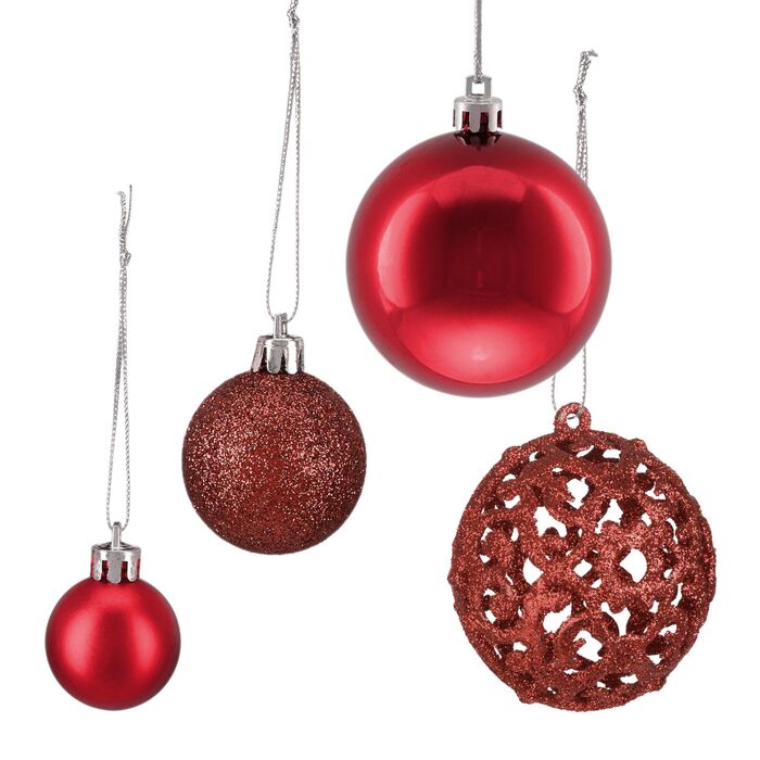 Набір новорічних кулічок Relaxdays (150 штук)