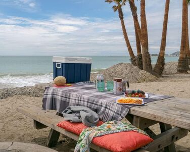 Автомобільний холодильник Mobicool MQ40W 39л, 12/230V, з колесами, блакитний - для авто, човна, кемпера