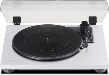 HiFi програвач вінілу Teac TN-180BT-A3 з Bluetooth, ремінний привід, 33/45/78 об/хв, вбудований фонокоректор, MDF корпус, колір вишня (білий)