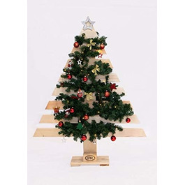 Штучна ялинка декоративна ялинка дерев'яна ялинка ялинка різдвяна прикраса дерево практичний набір
