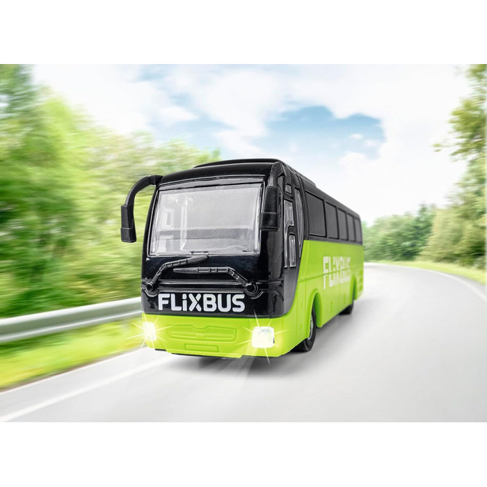 Автобус на радіокеруванні Carson FlixBus 2.4GHz 1:64, іграшка для дітей від 8 років, барвистий
