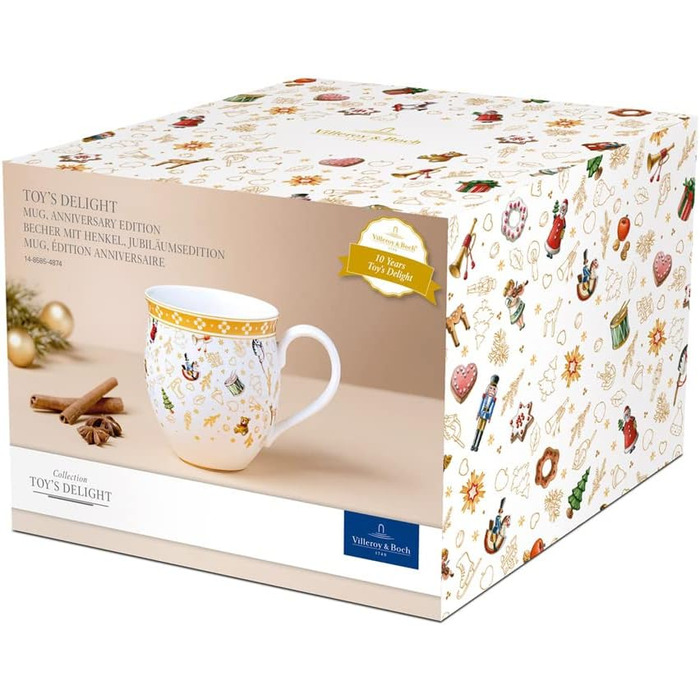Набір келихів для шампанського та ігристого вина Villeroy & Boch Toy's Delight (2 шт.), кришталеве скло, для святкування, сумісно з посудомийною машиною
