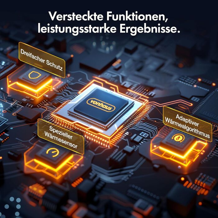 Масляний радіатор VonHaus з 11 ребрами, 2.5 кВт, з термостатом, білий - для дому та офісу