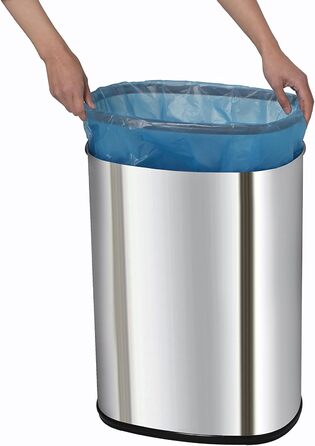 Автоматичний відро для сміття Kitchen Move Majestic, 58 л, нержавіюча сталь, сріблястий колір