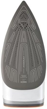 Праска з пароутворенням Solac CVG9511 - праска з керамічним покриттям, 2800 Вт, чорний, помаранчевий, білий