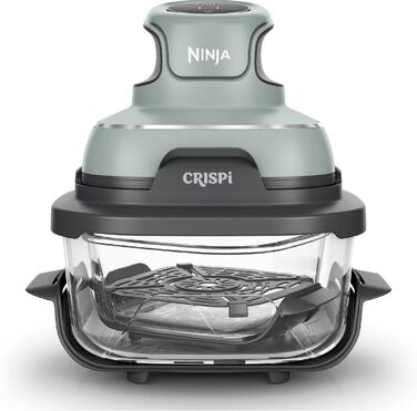 Фритюрниця Ninja CRISPi 3.8 л 4-в-1, 1700 Вт, Salbei FN101UKSG, сіро-зелений колір