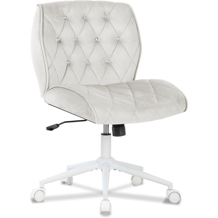 Крісло для дому та офісу Symino з функцією гойдання, обшите штучною замшею, регульована висота, поворотне на 360°, ергономічне, до 150 кг, велике (до 150 кг)