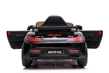 Дитячий електромобіль Mercedes GTR-S з шкіряним сидінням та пультом керування