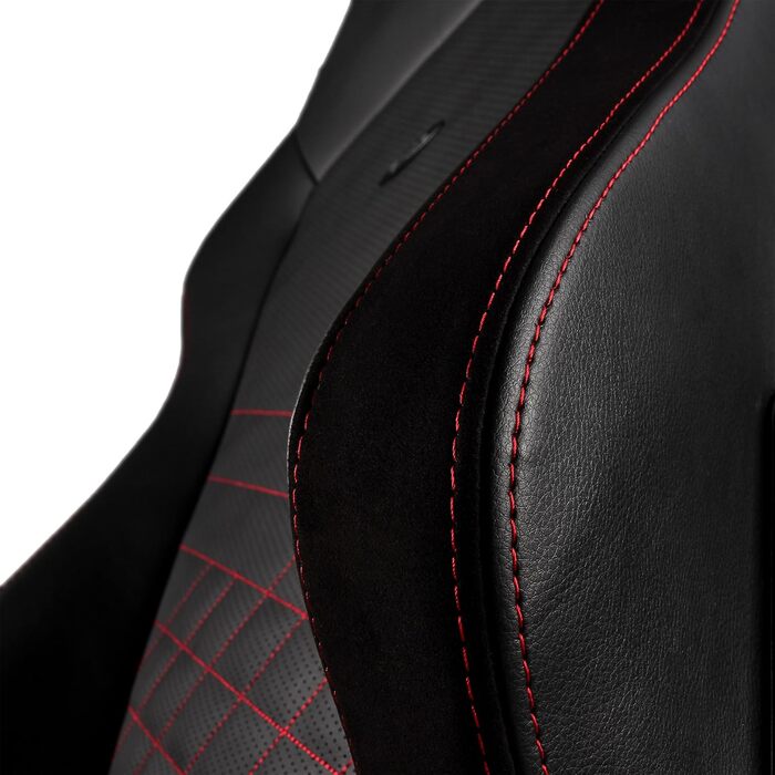Noblechairs HERO - ігрове крісло, офісне крісло, крісло для роботи - PU-шкіра, чорно-червоне