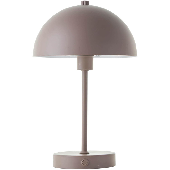 LED настільна лампа Mokebo® 'Leuchtturm' – бездротова, акумуляторна, диммер, USB-C, вінтажний квітковий горщик, тепліше світло, металева, для дому