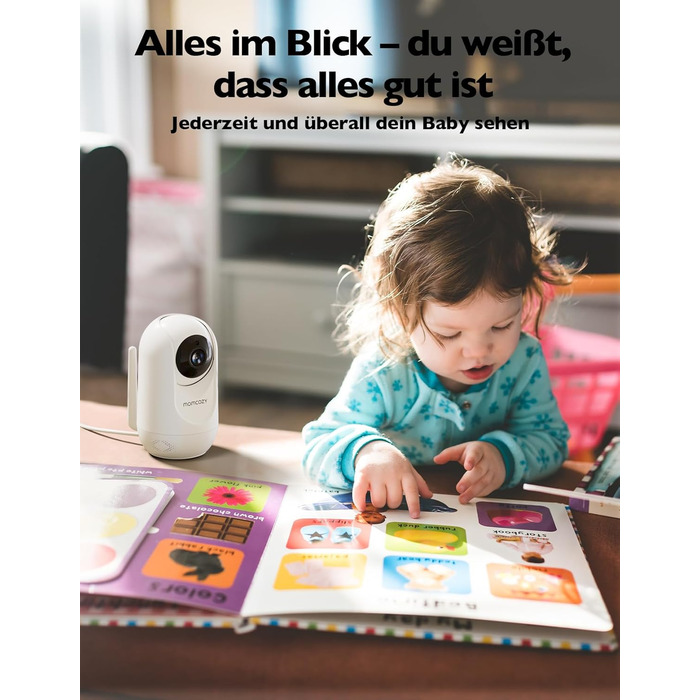 Радіоняня Momcozy з камерою 5