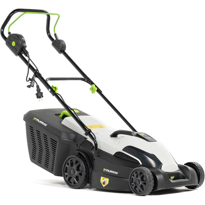 Електричний газонокосарка Murray LE320E 2-в-1: 1200W, ширина косіння 32 см, об'єм травоспіральної коробки 27 л, ергономічна ручка, захист від перевантаження