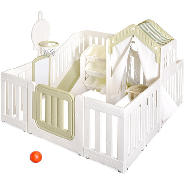 Дитячий ігровий комплекс Mealux Tiana White / Green (арт. KD-C013 White/Green)