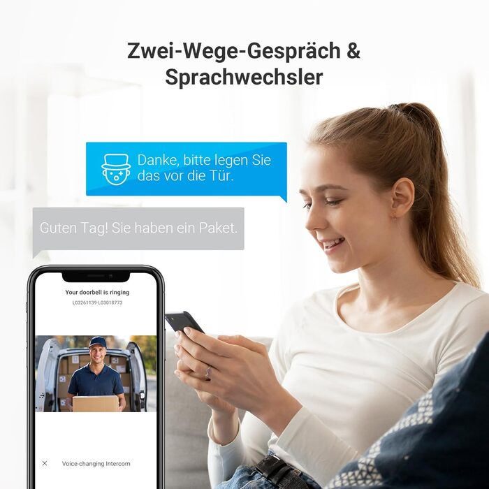 Відеодомофон EZVIZ CP5 сірий: WiFi, 7