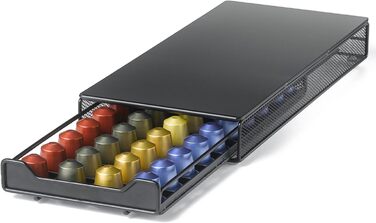 Утримувач для капсул кави, ящик-органайзер для Nespresso, вміщує 60 шт.