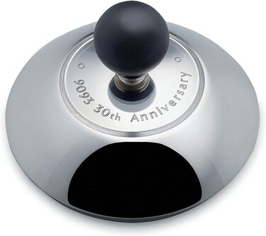 Чайник Alessi Rex Tea 9093REX - нержавіюча сталь 18/10, полірована, з ручкою та мідним свистком у формі доісторичної рептилії (блакитний, зелений)