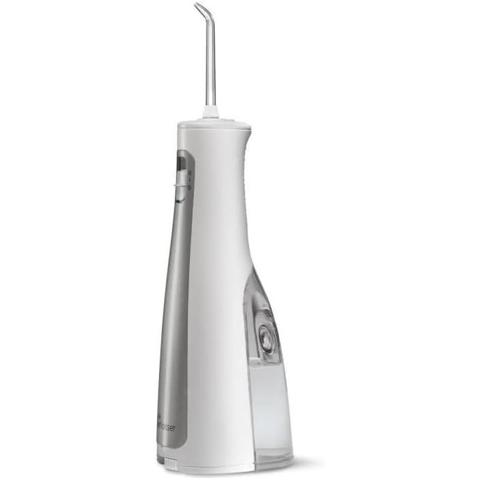 Waterpik Cordless Freedom Waterflosser: бездротова іригатор для рота, водонепроникний, з 3 насадками, білий (WF-03EU010)