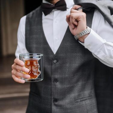 Набір для віскі: декантик, келихи та щітка для чищення. 750 мл