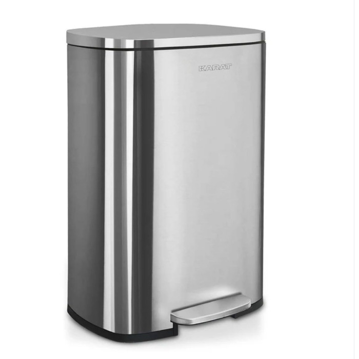 Відро для сміття Floordirekt Dustin 30 л з автоматичним закриттям та знімним внутрішнім відром для кухні