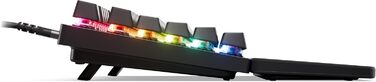Клавіатура SteelSeries Apex Pro TKL Gen 3 - ігрова, механічна, TKL, Hall Effect, OmniPoint 3.0, German QWERTZ, чорна