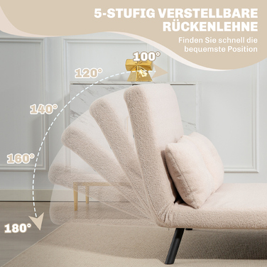 Диван-ліжко 2-місний, велюровий диван, функція трансформації, в комплекті 2 подушки, оксамитова текстура, кольори: бежевий, чорний, натуральний