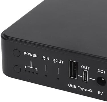 DC UPS 6 портів з Li-іон акумулятором 18000mAh для роутера та офісу. Підтримка 5V, 9V, 12V, 15V, 24V, USB Type-C, POE