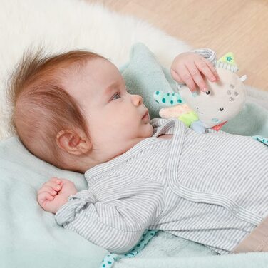 Пухова ковдра Fehn 076868 - м'яка пухова ковдра для немовлят і малюків у віці від 0 місяців і старше-розміри 100 х 75 см (восьминіг)