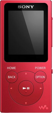 MP3-плеєр Sony NW-E394 Walkman з FM-радіо, 8 ГБ, USB 2.0, червоний