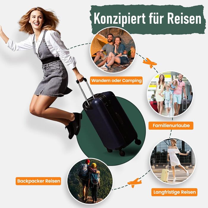 Набір компресійних органайзерів для одягу в подорожі, 8 предметів, дорожні сумки-пакувальники для валізи та рюкзака, чорні