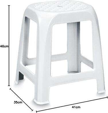 Пуф Stefanplast Elfe, 41 x 35 x 46 см - зручний та стильний табурет