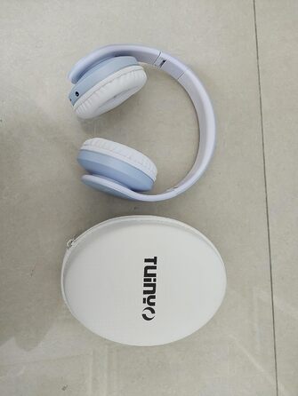 Бездротові навушники TUINYO з шумозаглушенням через Bluetooth, 60 год, висока роздільна здатність, глибокі баси (РОЖЕВЕ ЗОЛОТО)