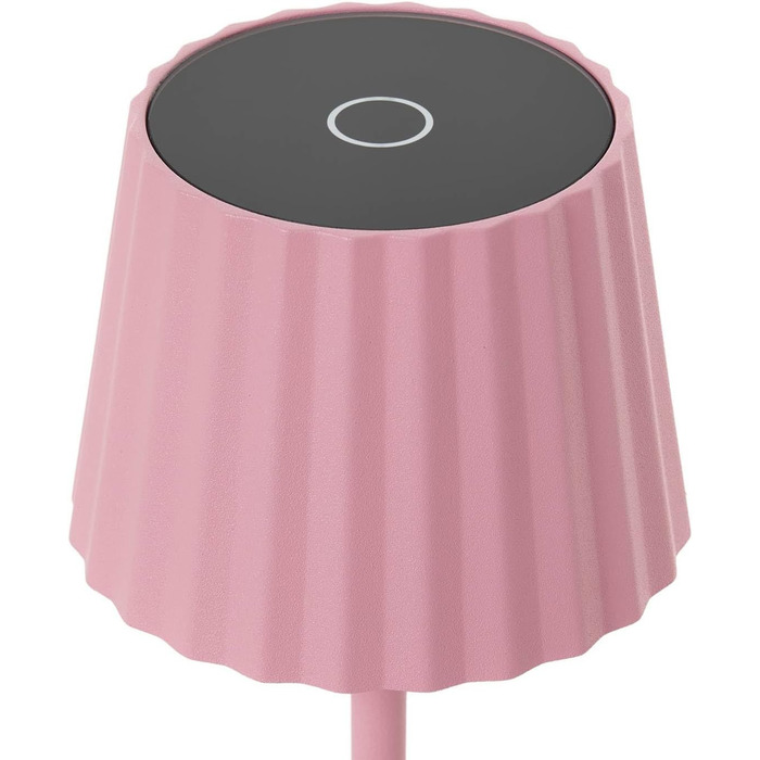 Lindby LED акумуляторна бездротова настільна лампа з датчиком дотику, рожева, IP54 (для внутрішнього та зовнішнього використання)