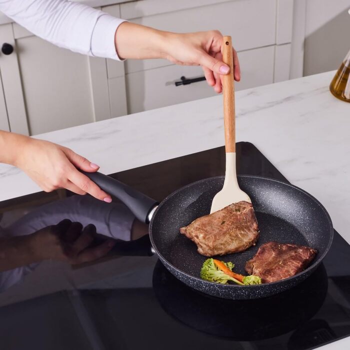 Набір посуду Karaca Nebula 7 предметів з кераміки з антипригарним покриттям SwissCrystal (без PFAS)