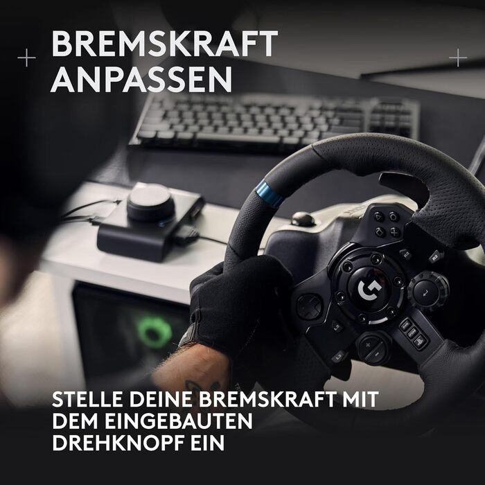 Logitech G29 Driving Force Racing Wheel – Ігровий кермо з Force Feedback для PS5, PS4, PC, Mac – Чорний