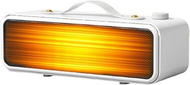 Електричний обігрівач для офісу та дому | Міні-обігрівач на стіл | Швидкий нагрів для холодної погоди | Обігрівач для офісу, дому, подорожей, спальні, робочого місця | Клас енергоефективності A