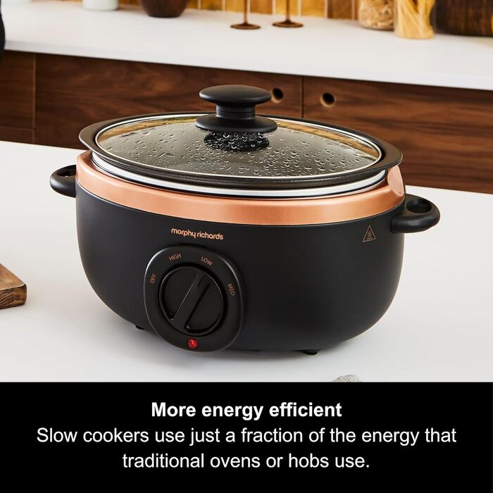 Мультиварка Morphy Richards Sear & Stew, 3.5л, чорний та рожеве золото (460016)