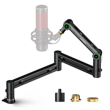 Мікрофонний стійкий тримач Aokeo AK-58i для HyperX, Elgato, Shure, Blue Yeti - кріплення для студійного запису