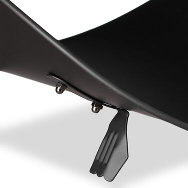 Кошик для дров Relaxdays, чорний