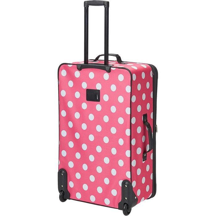 Набір валіз Rockland Polka Softside, 4 шт. (14/19/24/28 дюймів), Multi/Blue Dot