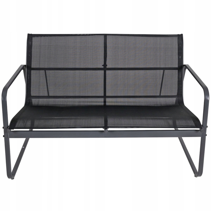 Комплект садових меблів зі штучного ротанга ZD Trading Lato, чорний, 4 предмети