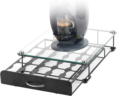 Тримач для капсул Dolce Gusto: органайзер для 35 капсул з міцного скла, ящик-організатор